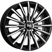Диск колеса КиК "Акцент" 7,0x17 5*100 ЕТ48 D56,1 алмаз черный (КС562)