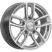 Диск колеса СКАД "Вайсхорн" 6,5x16 5*139,7 ET40 D98 toyota silver